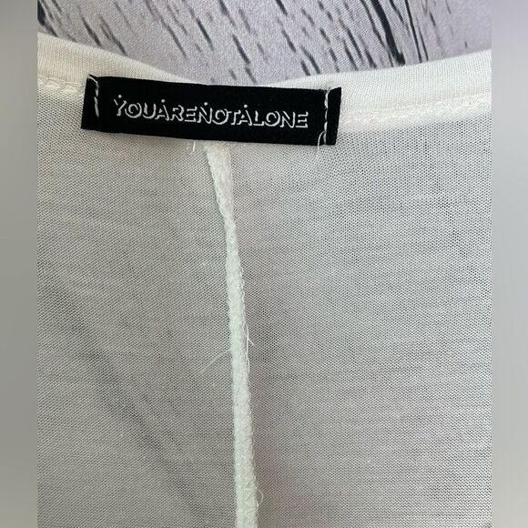 YouAreNotAlone Shark-bite tunic top S - Picture 4 of 5